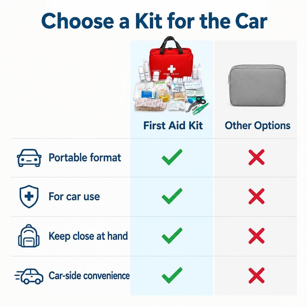 Portable Car First Aid Kit