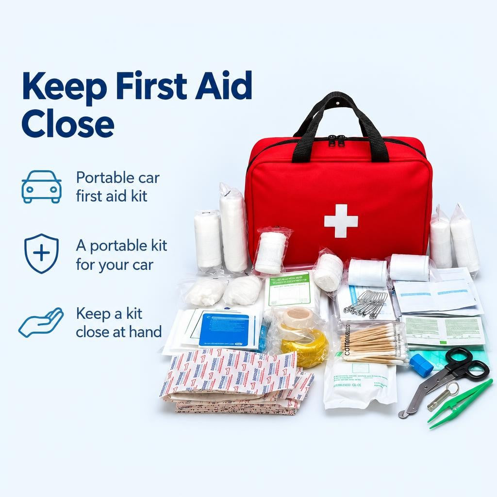 Portable Car First Aid Kit