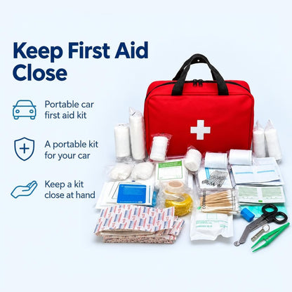 Portable Car First Aid Kit